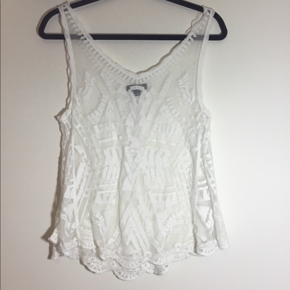 Women’s White Lace Top 🌸🌻💗